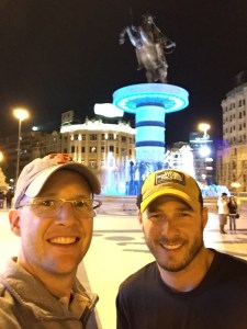 Casey & Chris in Skopje, Macedonia